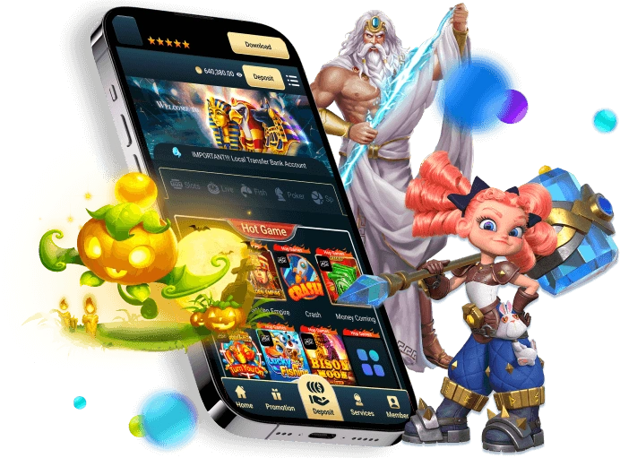 Người chơi đang tận hưởng trò chơi slot tại sm66 game